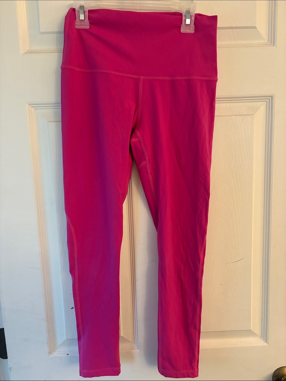 High-Waist Hot Pink Active Leggings
